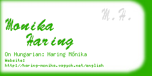 monika haring business card